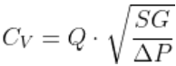 Cv Equation