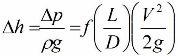 Ecuación de Darcy Weisbach